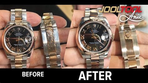 how to polish rolex watch.